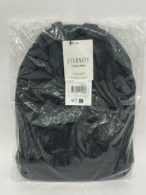 Calvin Klein Eternity Fragrance GWP Travel Backpack in Matte Black Finish NEW - Image 1 of 3