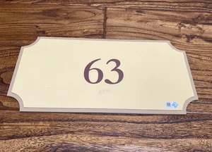 Houston Astros Game Used Minute Maid Park Suite Sign 63 MLB Authentic 11/7/2019 - Picture 1 of 6