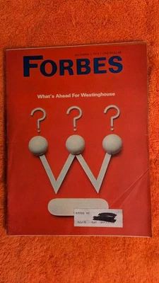 Vintage FORBES Magazine, December 1, 1975, Business, FREE SHIPPING, Westinghouse — 第 1/4 张图片
