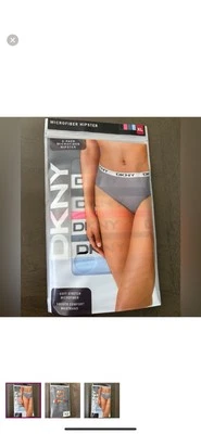 NWT- DKNY woman's microfiber hipster, pack of 4, two sizes available - Image 1 of 3