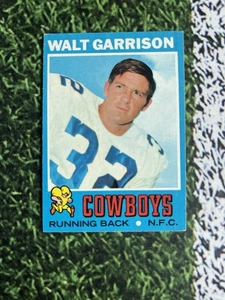 1971 Topps Baseball Walt Garrison #8 EX Condition Low Cost Shipping  - Picture 1 of 2