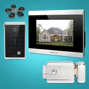 HOMSECUR 7" Hands-free Video Door Entry Security Intercom+Touch Screen Monitor - Picture 1 of 10