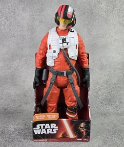 Star Wars Big Fig Poe Dameron 2015 18" Jakks Disney Complete Boxed New Old Stock - Imagen 1 de 7