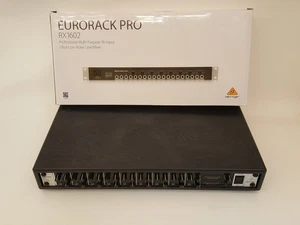 Eurorack Pro RX1602 Professional 16 Input Low Noise Line Mixer Rack Mount - Bild 1 von 20