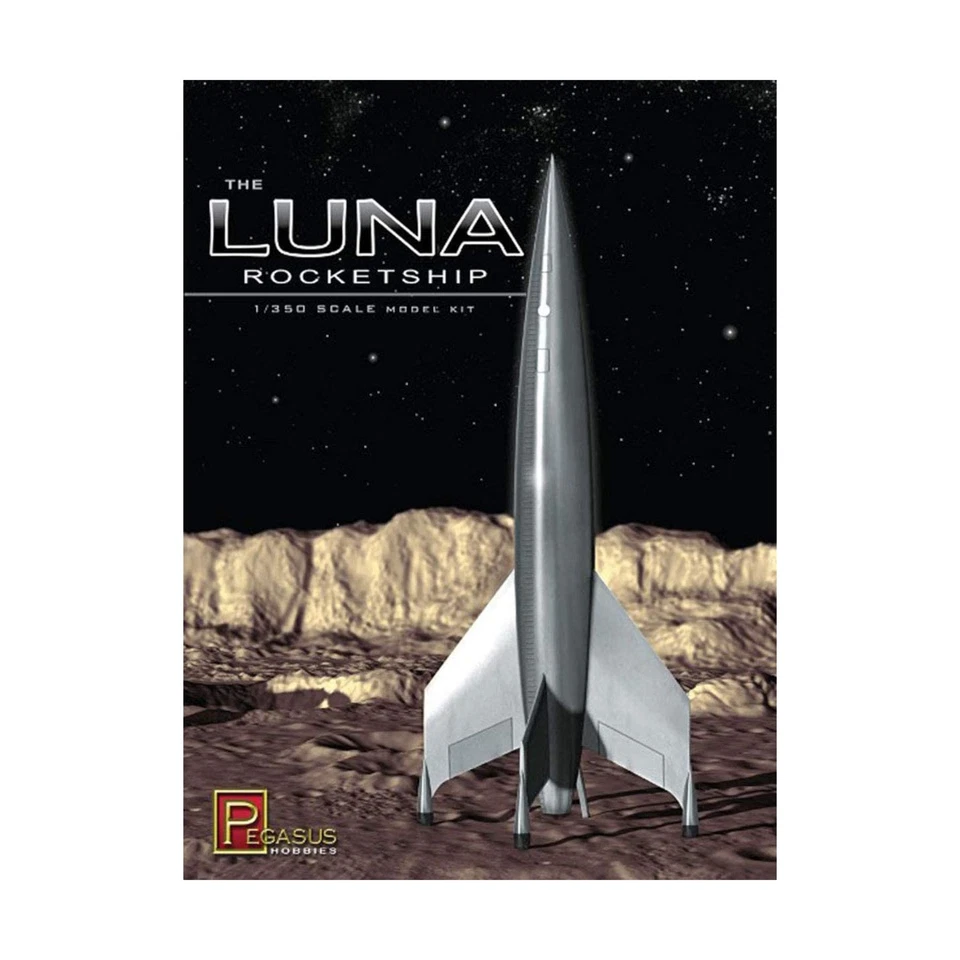 Pegasus Sci-Fi Plasti Destination Moon - The Luna Rocketship (1/350 SW (Nuevo) Foto 1 de 1