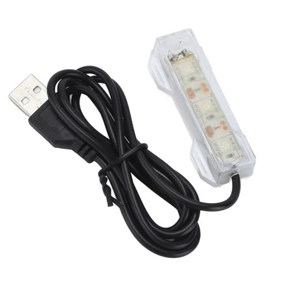 Blue Aquarium Light USB Charging Plastic Fish Tank LED Light For Aquatic Pl UT - Image 1 of 4