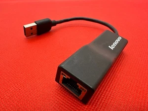 GENUINE  Lenovo USB 2.0 Ethernet Adapter U2L 100P-Y1 (C198) - Picture 1 of 2