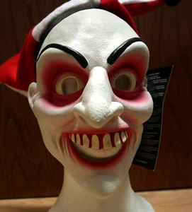 Máscara hecha a mano para adultos "Bufón" Laughing Clown - Zagone Studios - Imagen 1 de 4