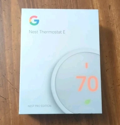Google Nest Thermostat E Pro Edition A0063 T4001ES Programmable Thermostat (New) - Image 1 of 4