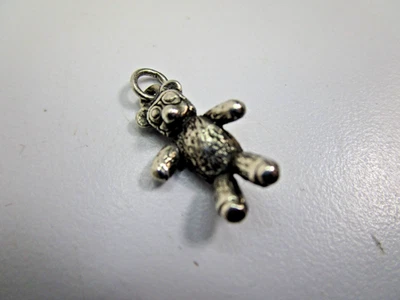 JAMES AVERY RETIRED STANDING TEDDY BEAR CHARM STERLING SILVER .925 - Image 1 of 4