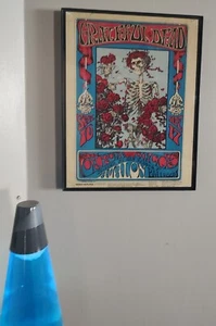 1966 FD 26 / Grateful Dead Skull & Roses  Handbill / Avalon  / Framed  Print - Picture 1 of 3