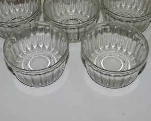 Vintage Posten von 10 Glas Marmeladenschalen - verschiedene Designs - die meisten passen - Bild 1 von 7