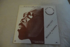 MANU DIBANGO MAXI 45T PROMO STAMP FRENCH. GORO CITY/ REGGAE MAKOSSA. 12" VINYL - Imagen 1 de 5