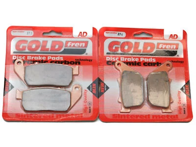 Pastillas de freno delanteras y traseras Goldfren para Harley Davidson XL 1200 Sportster 2011-2013 Foto 1 de 3