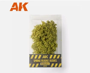 AK Interactive AK8236 Spring Filigree Bushes Diorama Model Railroad HO N Z 1/35 - Picture 1 of 3