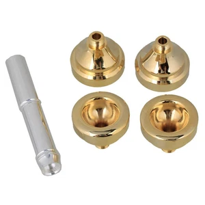 4 Trumpet Mouthpiece Head Cups for Trumpet Musical Instruments Silver Gold - Bild 1 von 7