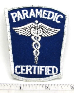 Vintage Sanitäter zertifizierte Jacke Aufnäher Notfallmedizin Ersthelfer - Bild 1 von 3