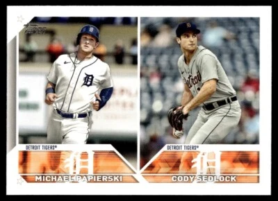 2023 Topps Update Cody Sedlock/Michael Papierski Detroit Tigers #US262 - Image 1 of 2
