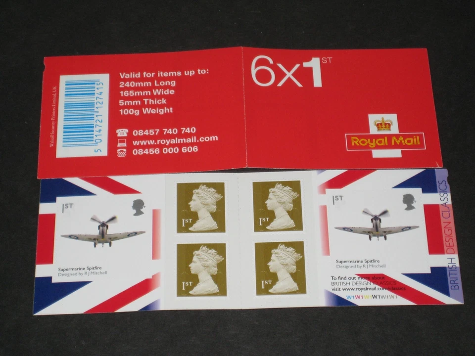 PM25 Design Classics 2010: The Spitfire Cylinder Booklet 6 x 1er Foto 1 de 1