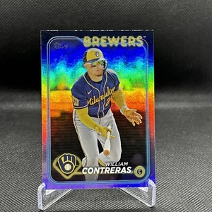 2024 TOPPS SERIE 1 FOGLIO ARCOBALENO WILLIAM CONTRERAS #61 - Foto 1 di 2