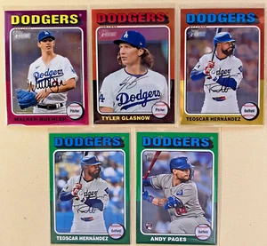2024 Heritage High Number Chrome Glasnow Teoscar /699 Buehler Green Pages RC +1 - Picture 1 of 1