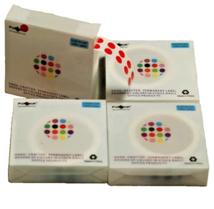4000 pcs 1/4" Red  Dot Stickers Round Labels Dispenser Packs 0.25 x 0.25 inch - Picture 1 of 3