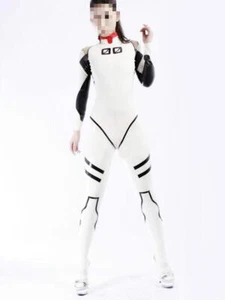 Latex Rubber Gummi Racing Suit Catsuit Bodysuit Ganzanzug Cosplay 0.4MM S-XXL - Picture 1 of 2