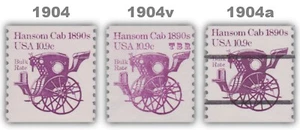 1904 1904v 1904a Hansom Cab 10.9c Variety Set of 3 Transportation MNH - Buy Now - Picture 1 of 1