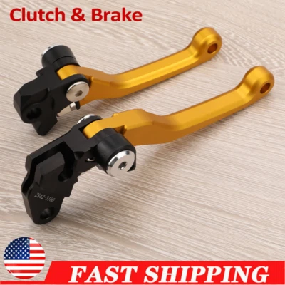 Kits de palancas de freno de embrague pivote para manillar de carreras CNC para SUZUKI RM 125 250 80 85 Foto 1 de 4