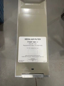 Media Air Filter 16 x 25 in (F100F 1061) BOTH METAL BOX & FILTER Tan-FC100A1029 - Picture 1 of 8