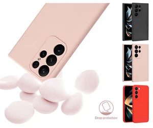For Samsung Galaxy S23 Ultra Silky Smooth Impact Resistant ShockProof Cover Case - Picture 1 of 11