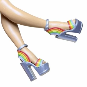 Arco Iris Alto Fantástico Moda Amaya Raine Muñeca Conjunto Zapatos Plataforma Tacones Altos - Imagen 1 de 6