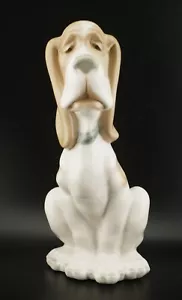 Lovely Lladro Nao Blood Hound Dog Figurine 02010375 - Picture 1 of 3