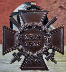 Ehrenkreuz Frontkämpfer Orden Eisernes Kreuz Ehrenzeichen Auszeichung Original - Imagen 1 de 3