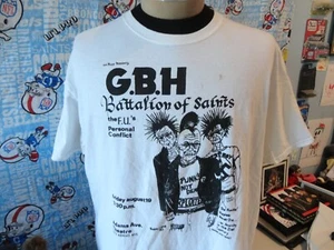 G.B.H. Punk rock hardcore thrash band T shirt XL - Picture 1 of 5