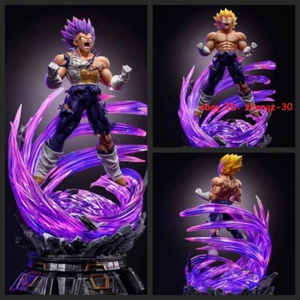 Dragon Ball Super Saiyajin Ultra Instinct Vegeta 2 Kopf 12,5 Zoll PVC Statue beleuchtet - Bild 1 von 7