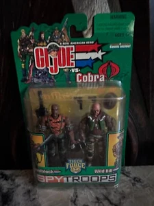 G.I. Joe vs. Cobra Spy Forces 2003 Hasbro Roadblock vs Wild Bill 3,75" Figuren - Bild 1 von 5