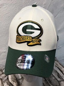 New Era 39Thirty GREEN BAY PACKERS NFL22 Sideline Division White Cap Hat MED/LRG - Picture 1 of 8