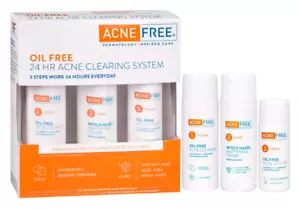 Sistema de limpieza del acné 24 horas AcneFree juego de 3 piezas - Imagen 1 de 3