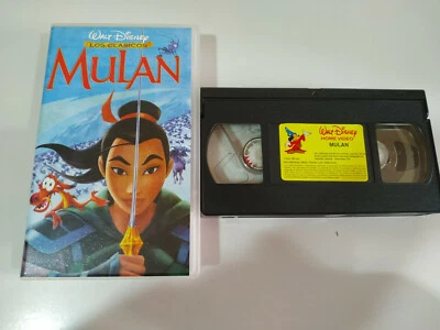 Mulan - Los Clasicos De Walt Disney - Vhs Cinta Tape Español - Image 1 of 3