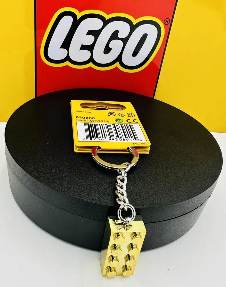 LEGO El Ladrillo de Oro 2x4 Llavero 850808 Foto 1 de 1