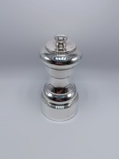 Macina pepe vintage argento sterling con marchio Londra 1977