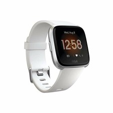 Fitbit FB415SRWT Versa Smart Watch, One Size (S & L Bands Included)
