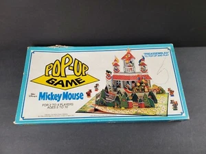 Disney MICKEY MOUSE Pop-Up Horse Racing Board Game Vintage 1982 RARE - Picture 1 of 12