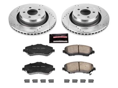 Kit de frenos de disco PowerStop - Delantero - Se adapta a Dodge Nitro 2009-2011, Jeep Liberty 2008 Foto 1 de 4