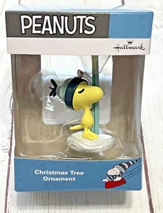 Hallmark Woodstock Skifahren Peanuts Ski Urlaub Ornament - Bild 1 von 7
