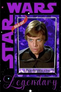 Star Wars Card Trader Legendary ROTJ Chrome Sapphire Purple • Luke Skywalker - Bild 1 von 10