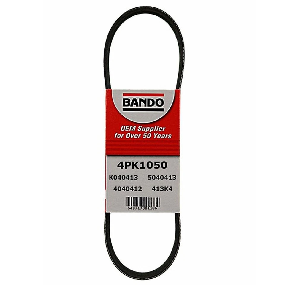 1997-1999 Mitsubishi MONTERO SPORT Power Steering Drive Belt OEM Bando 2.4L I4 - Image 1 of 1