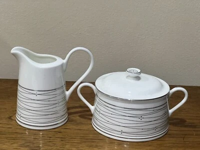 Azúcar y crema REED & BARTON Tilden encaje platino Foto 1 de 4