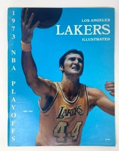 1973 Los Angeles Lakers Illustrated NBA Playoffs Basketball Program - Picture 1 of 1